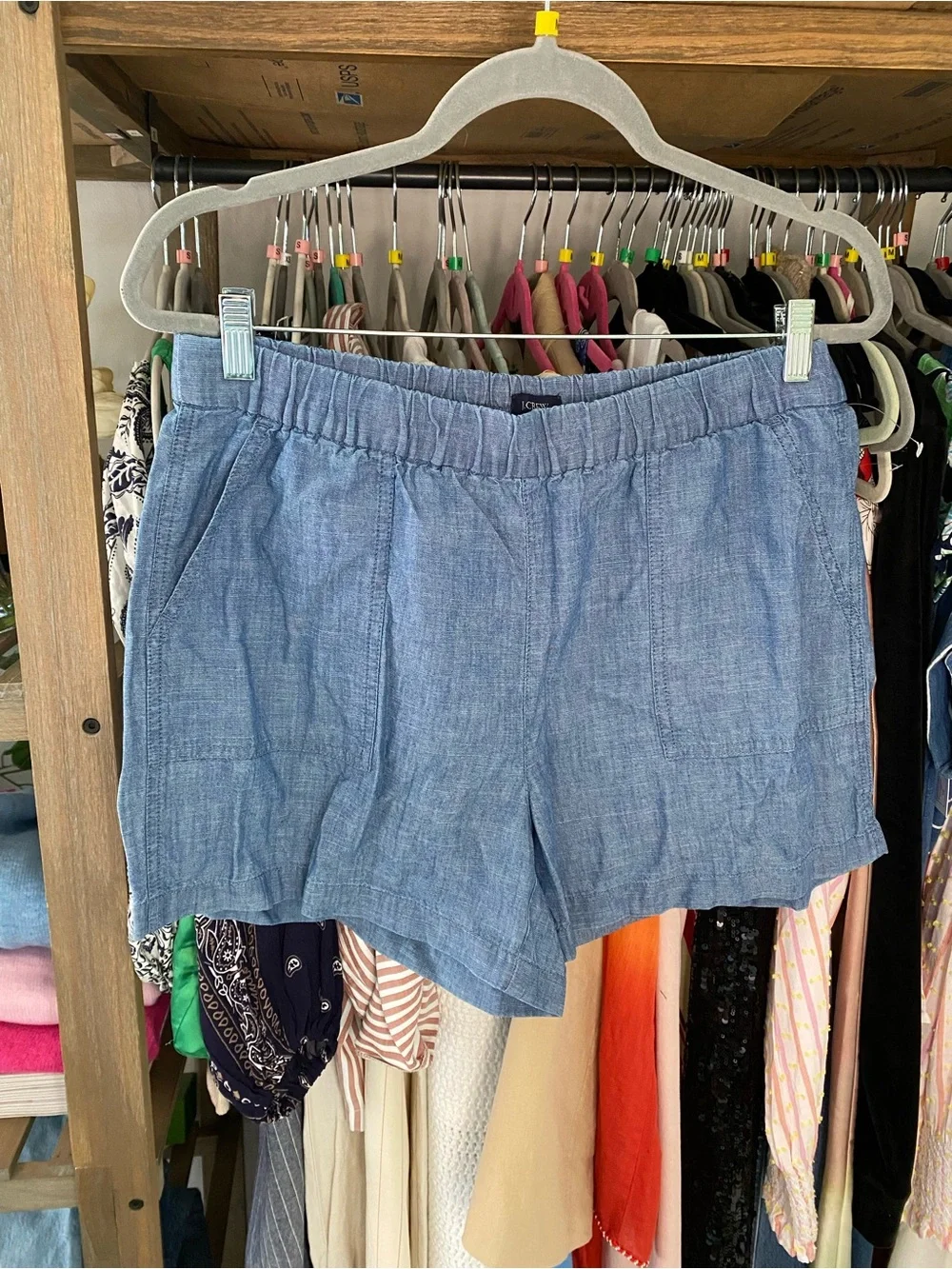 J. CREW Blue Chambray Shorts! 🌊